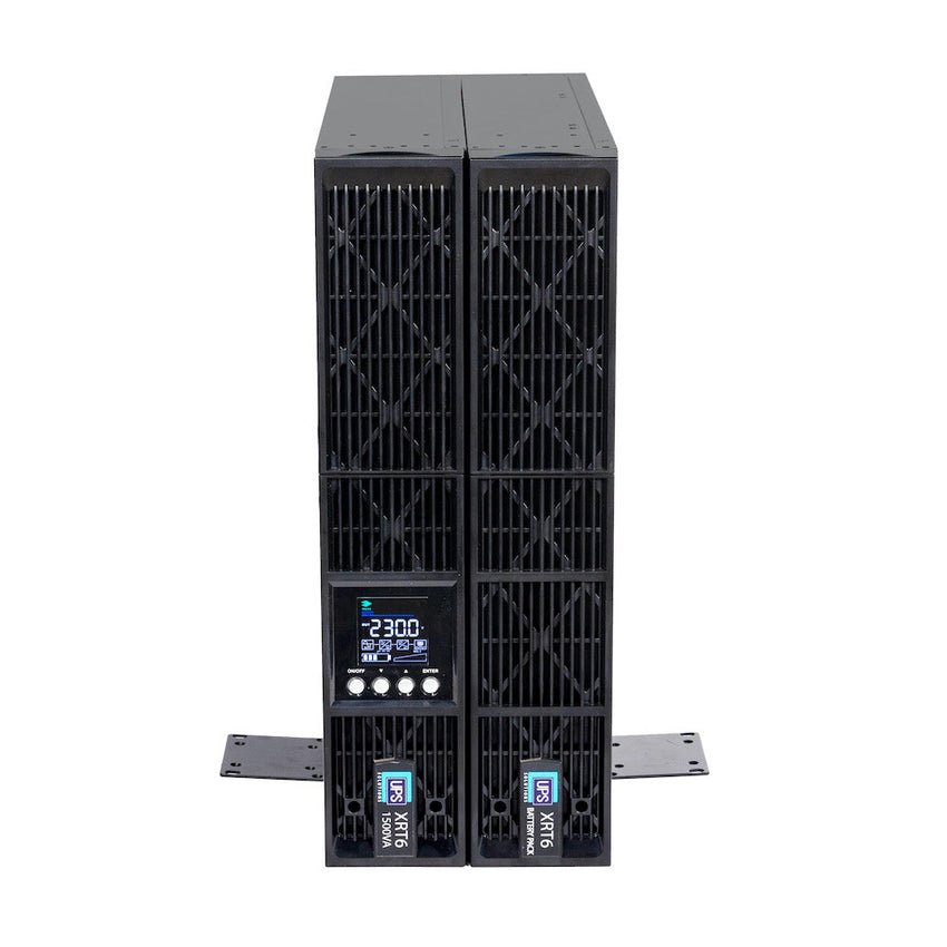 Tech Trade Group XRT6 Online UPS 3KVA with 10 Year Design Life Batteries as Standard - 230V Rack/Tower 6U w/ Long Life Battery - XRT6-3000L