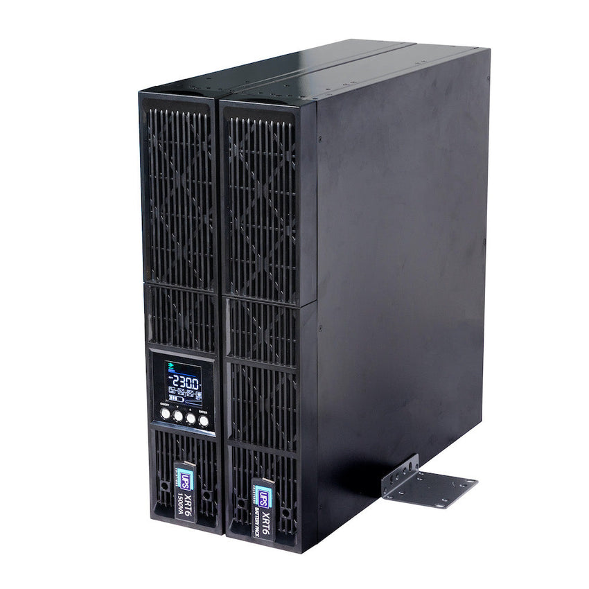Tech Trade Group XRT6 Online UPS 3KVA with 10 Year Design Life Batteries as Standard - 230V Rack/Tower 6U w/ Long Life Battery - XRT6-3000L