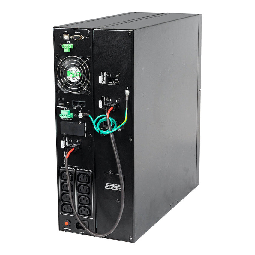 Tech Trade Group XRT6 Online UPS 3KVA with 10 Year Design Life Batteries as Standard - 230V Rack/Tower 6U w/ Long Life Battery - XRT6-3000L