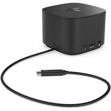 HP Thunderbolt Dock G2 – Dual Display USB-C Docking Station with 2×DisplayPort, USB & Ethernet, Power Supply