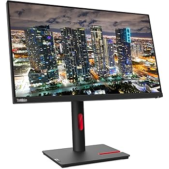 Lenovo ThinkVision T24i-30 24" FHD IPS Monitor with HDMI, DisplayPort & Adjustable Stand (Refurbished)