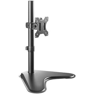 Single Monitor Mount Stand – Adjustable Height, Tilt, Swivel & Rotation, Desk Clamp VESA Compatible