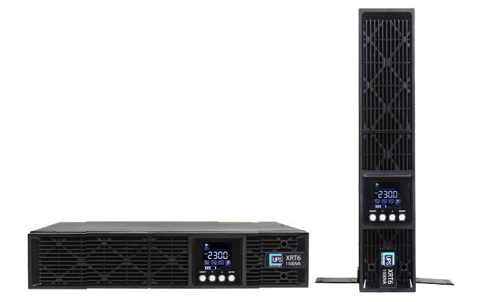 Tech Trade Group XRT6 Online UPS 3KVA with 10 Year Design Life Batteries as Standard - 230V Rack/Tower 6U w/ Long Life Battery - XRT6-3000L