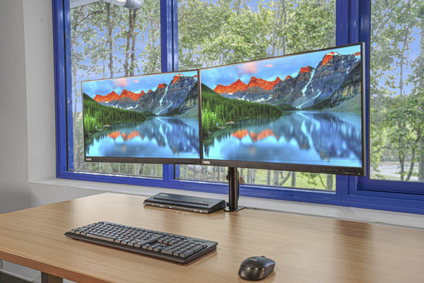 Lenovo Borderless FHD 24" Dual Monitor Setup (Refurbished)