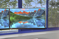 Lenovo ThinkVision T24i-10 24" FHD Professional Tri-Monitor System with Arm & Cables (Refurbished)